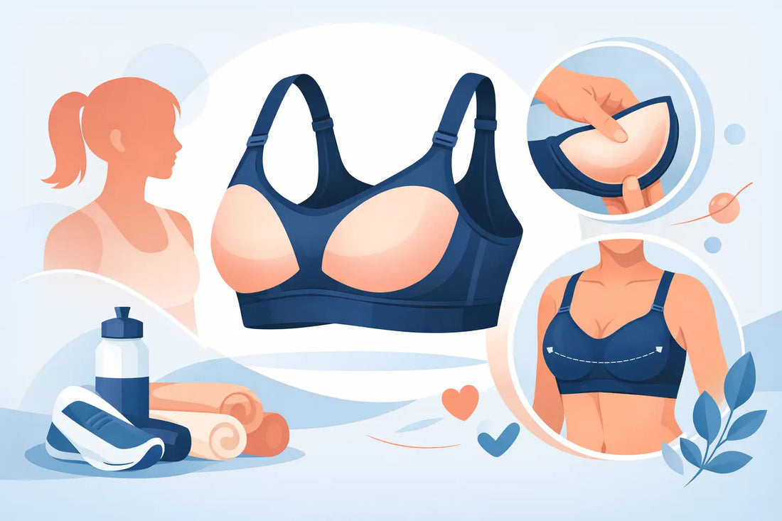 Gepolsterter Sport BH Damen - so passt er
