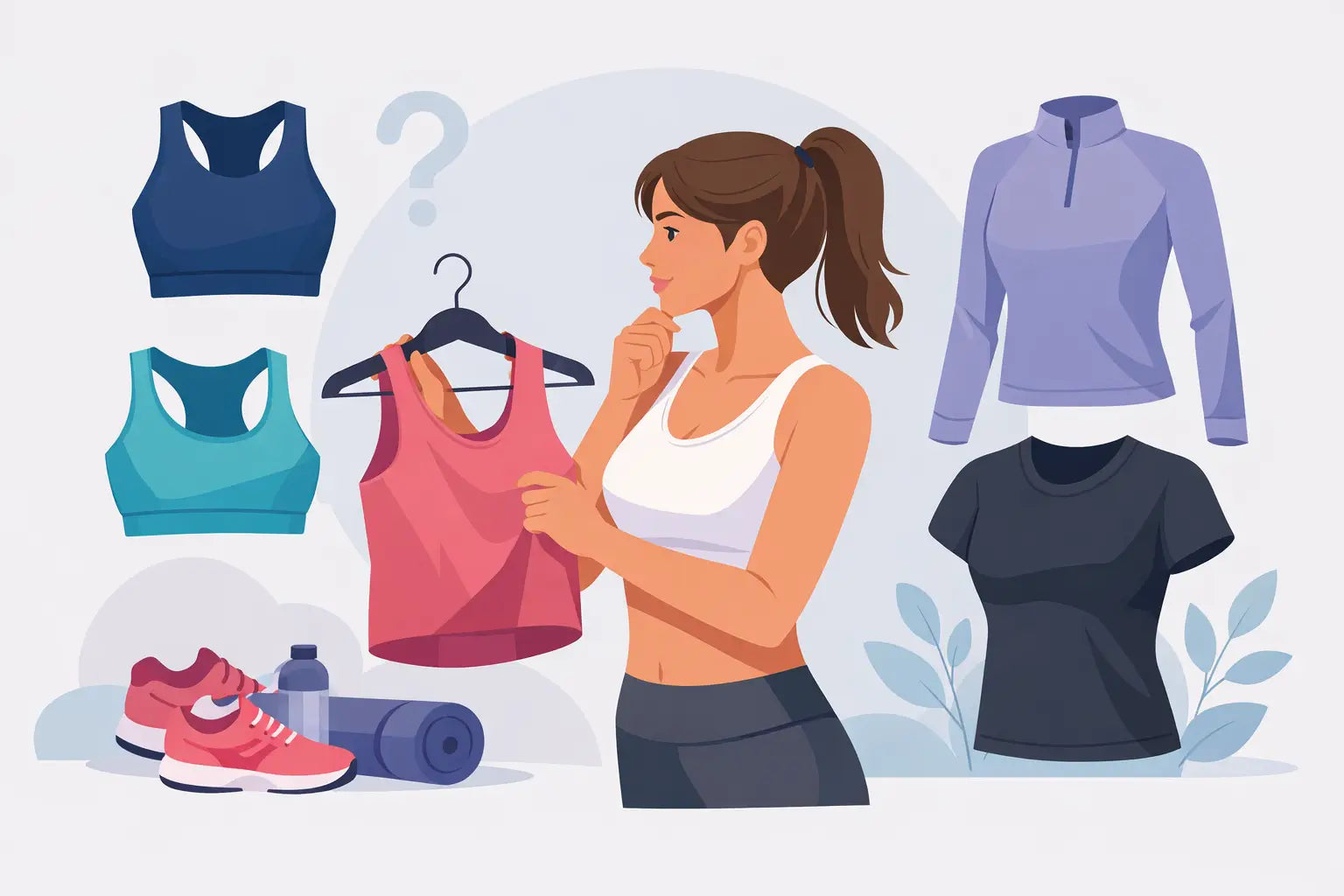 Trainingsoberteil Damen Fitness richtig wählen