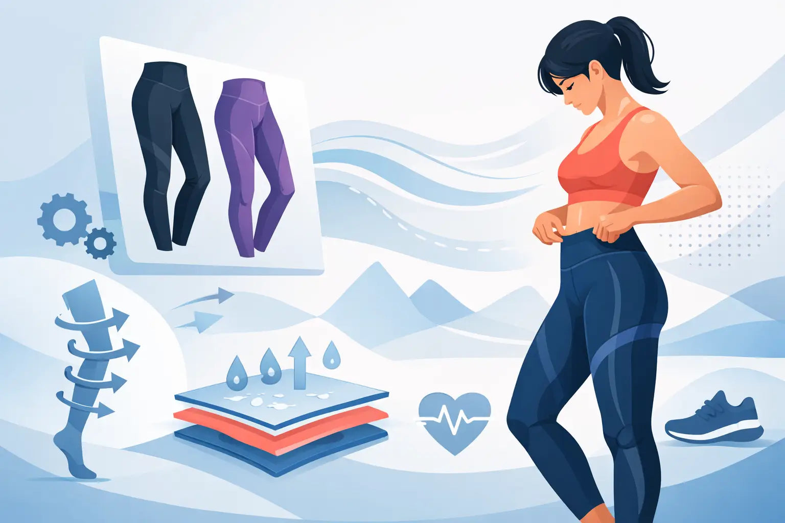 Kompressions Leggings Damen richtig wählen