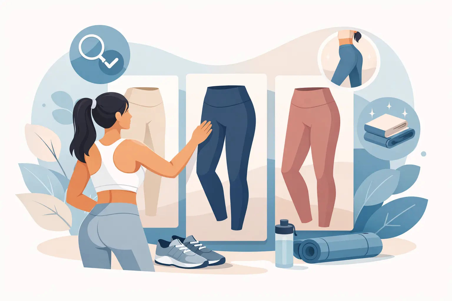 Nahtlose Fitness Leggings Damen richtig wählen