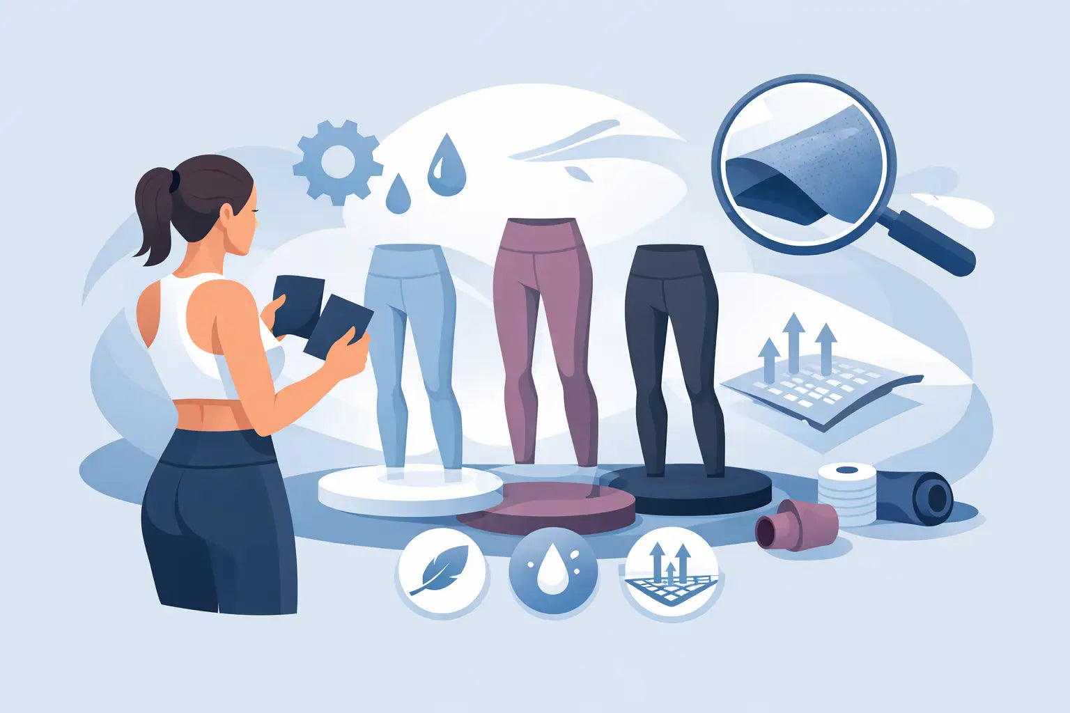 Leggings Material richtig wählen fürs Training